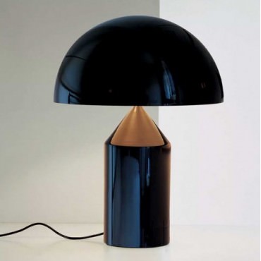 Lampe ATOLLO 233 large H.70 cm noir - Oluce