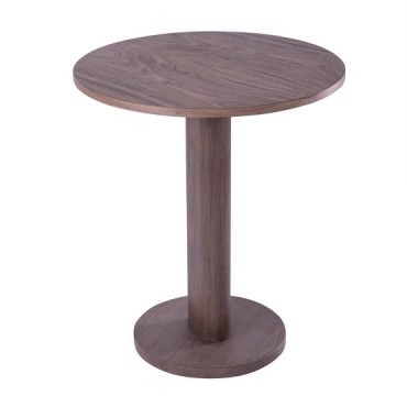 Table ronde pied central GALTA en Noyer - Kann Design