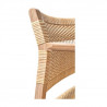 Chaise BM61 sans accoudoirs Chêne sangles de lin naturel - Børge Mogensen - Fredericia Furniture