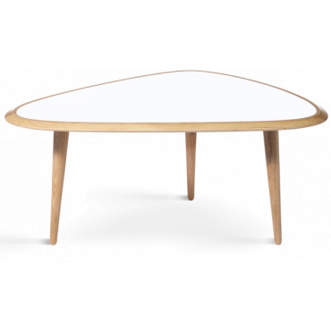 Table Fifties Small blanc - Red Edition