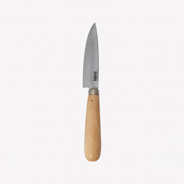 Couteau de cuisine Office buis / carbone L.10 cm - Pallares Solsona