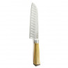 Couteau de cuisine SANTOKU buis / inox L.17 cm - Pallares Solsona