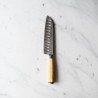 Couteau de cuisine SANTOKU buis / inox L.17 cm - Pallares Solsona