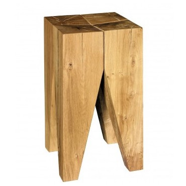 Tabouret ST04 BACKENZAHN en chêne - e15 Design