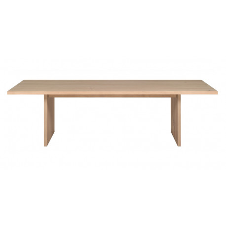 Table ASHIDA L.220*l.92/104,8/120 cm en chêne (3 largeurs disponibles) - e15