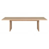 Table ASHIDA L.220*l.92/104,8/120 cm en chêne (3 largeurs disponibles) - e15