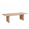 Table ASHIDA L.220*l.92/104,8/120 cm en chêne (3 largeurs disponibles) - e15