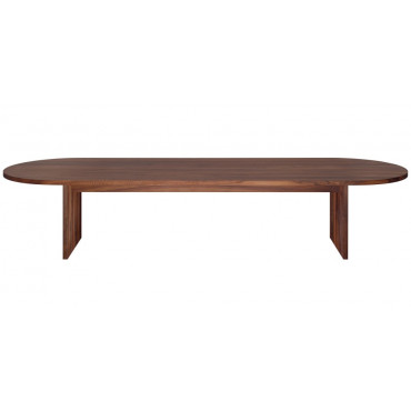 Table TA24 ASHIDA ovale en noyer (plusieurs dimensions disponibles) - e15