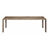 Table SLOANE en noyer ciré (8 dimensions disponibles) - e15