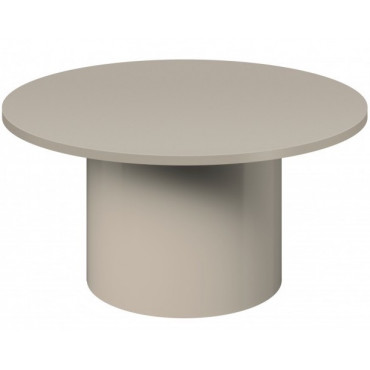 Table basse CT09 ENOKI en métal Ø55 cm Silk Grey - e15