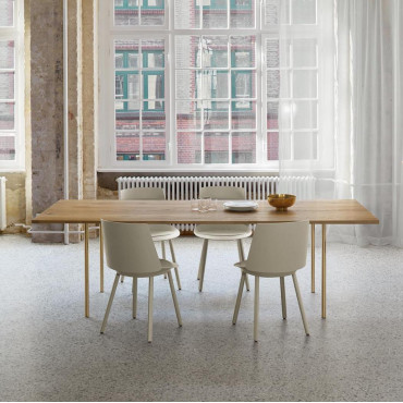 Configurez votre table rectangulaire TA14 ANTON (plusieurs dimensions et finitions disponibles) - e15