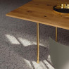 Configurez votre table rectangulaire TA14 ANTON (plusieurs dimensions et finitions disponibles) - e15