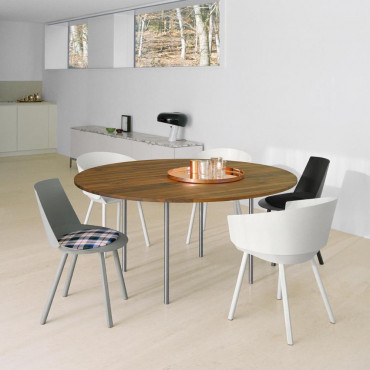Configurez votre table ronde TA14 ANTON (plusieurs dimensions et finitions disponibles) - e15