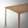 Table LAGA 140*70 cm plateau bois (plusieurs finitions disponibles) - Treku