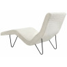 Chaise longue GMG pieds noir / Tissu Karakorum 001 - Gubi