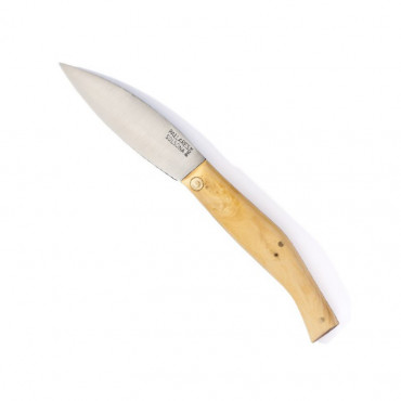 Couteau pliable BUSA N°0 manche en buis / lame inox L.8 cm - Pallares Solsona