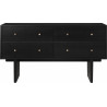 Commode PRIVATE en chêne noir L.160*H.90 cm - Gubi