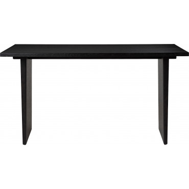 Bureau PRIVATE en chêne noir L.120*H.74 cm - Gubi