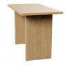 Bureau PRIVATE en chêne L.120*H.74 cm - Gubi