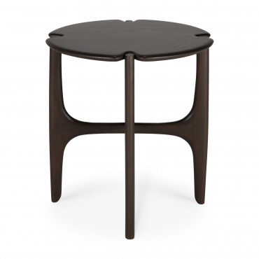 Table d'appoint "Polished Imperfect" Ø47 cm en acajou - Ethnicraft