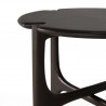 Table d'appoint "Polished Imperfect" Ø47 cm en acajou - Ethnicraft