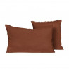 Coussin en lin lavé VITI II (plusieurs dimensions et coloris disponibles) - Harmony