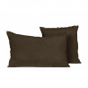Coussin en lin lavé VITI II (plusieurs dimensions et coloris disponibles) - Harmony