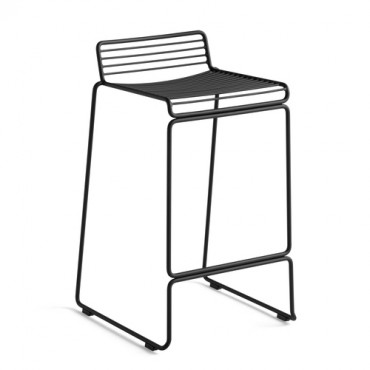 Tabouret haut Hee Noir  / H 75 cm - Hay