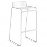 Tabouret haut Hee Noir  / H 75 cm - Hay