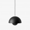 Suspension FlowerPot VP7 Matt Light Grey pendant lamp by Verner Panton