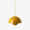 Suspension FlowerPot VP7 Matt Light Grey pendant lamp by Verner Panton