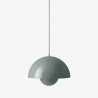 Suspension FlowerPot VP7 Matt Light Grey pendant lamp by Verner Panton