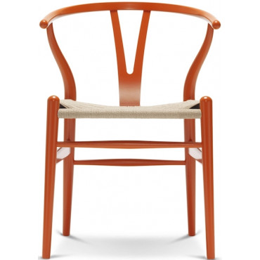 Chaise CH24 "Wishbone chair" hêtre teinté (Plusieurs coloris disponibles) - Hans Wegner - Carl Hansen