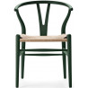 Chaise CH24 "Wishbone chair" hêtre teinté soft (Plusieurs coloris disponibles) - Hans Wegner - Carl Hansen