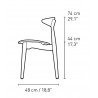 Chaise CH33 T (Plusieurs finitions disponibles) - Hans Wegner - Carl Hansen & Son