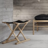 Tabouret pliable OW 2000 en chêne (Plusieurs finitions disponibles) - Carl Hansen