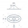 Suspension "Ellisse Double" (Plusieurs options et coloris disponibles) Nemo