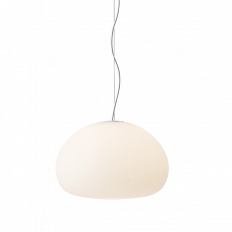 Suspension "Fluid" verre opale (2 dimensions disponibles) - Muuto