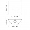 Applique "Comodin" (Plusieurs dimensions et coloris disponibles) - Santa & Cole