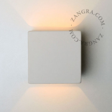Applique en céramique carrée L.11 cm - Zangra