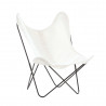 Fauteuil indoor / outdoor AA Butterfly Coton / Structure noire - AIRBORNE