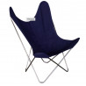 Fauteuil indoor / outdoor AA Butterfly Coton / Structure noire - AIRBORNE