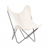 Fauteuil indoor / outdoor AA Butterfly Coton / Structure noire - AIRBORNE