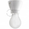 Plafonnier / Applique rétro en porcelaine (Plusieurs coloris et options disponibles) - Zangra