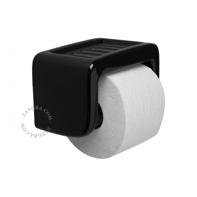 Dérouleur papier toilette en zinc avec réserve papier par Antic Line