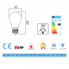 Ampoule Filament LED 4,5W E27 verre clair