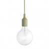 Suspension E27 en silicone pale blue - Muuto