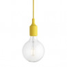 Suspension E27 en silicone pale blue - Muuto