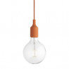 Suspension E27 en silicone pale blue - Muuto