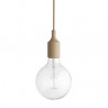 Suspension E27 en silicone pale blue - Muuto